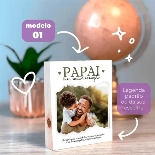 Polaroid de MDF - Dia dos Pais - Image 2