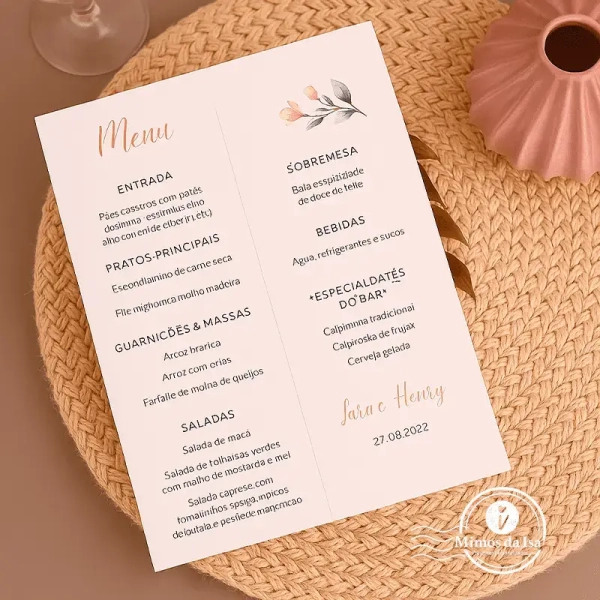 Menu cardápio dobrado - Image 3