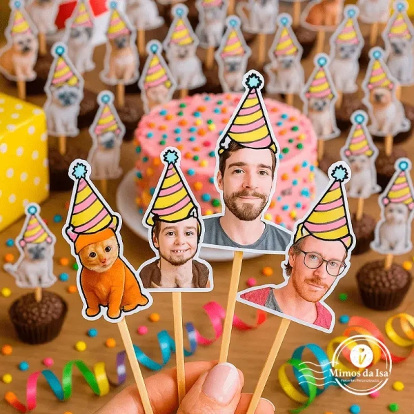 Topper Docinhos Personalizados