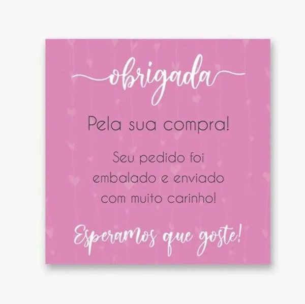 Cartão de Agradecimento - Impressão Frente e Verso - Image 6