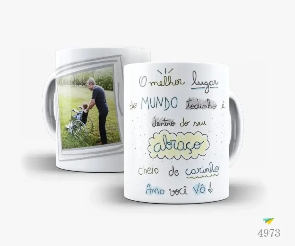 Caneca Amo Você Vó/Vô