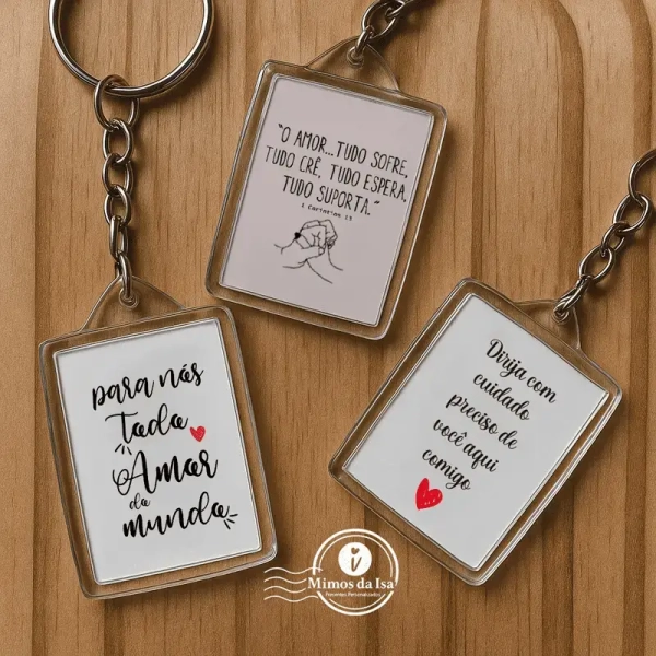 Chaveiro Acrílico Personalizado - Image 3