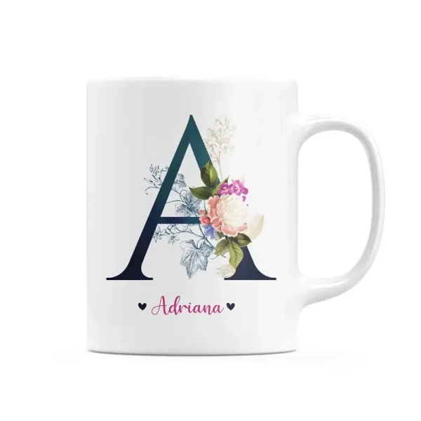 Caneca Letra Floral - Image 2