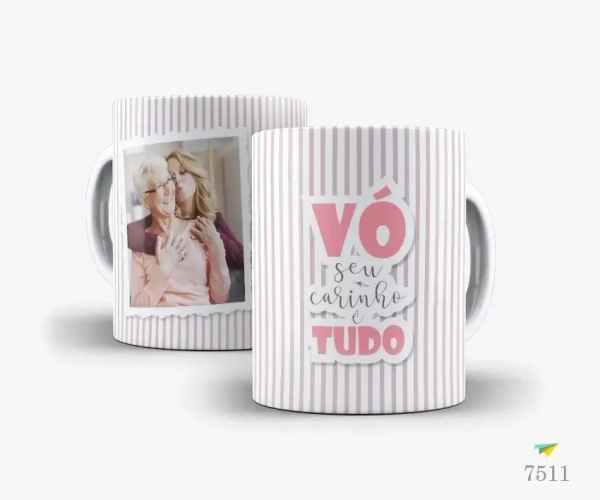 Caneca Vó/Vô Seu Carinho É Tudo - Image 2