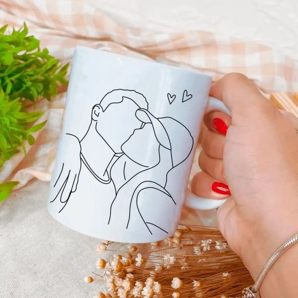 Caneca Ilustração Outline - Image 2