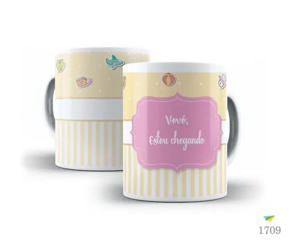 Caneca Vovó/Vovô Estou Chegando
