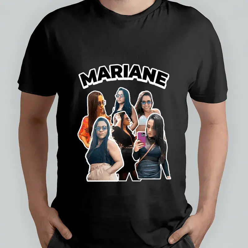 Camiseta Nome e Foto