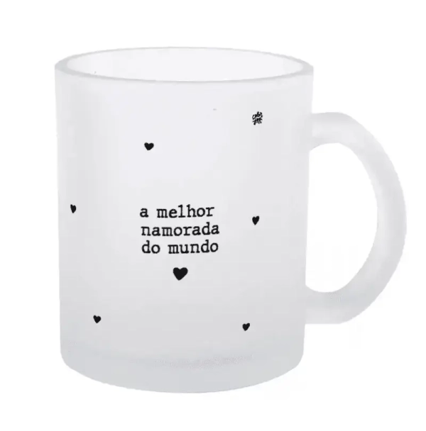 Caneca Qualidades + Frase | Vidro Jateado - Image 4