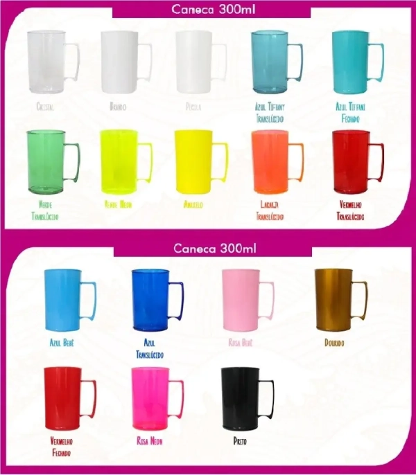 Kit Caneca Lembrancinha Acrilico 300ml - Image 6