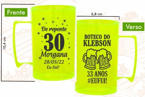 Kit Caneca Lembrancinha Acrilico 300ml - Image 4