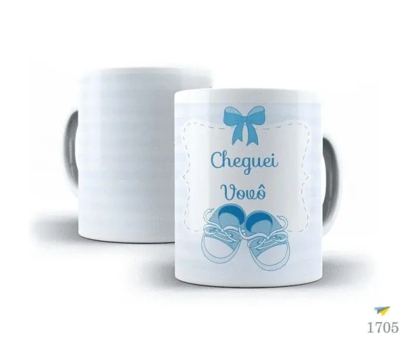 Caneca Cheguei Vovó/Vovô - Image 2