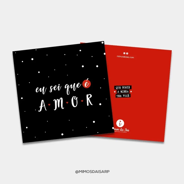 Álbum de Figurinhas - Eu sei que é AMOR | 15 Fotos