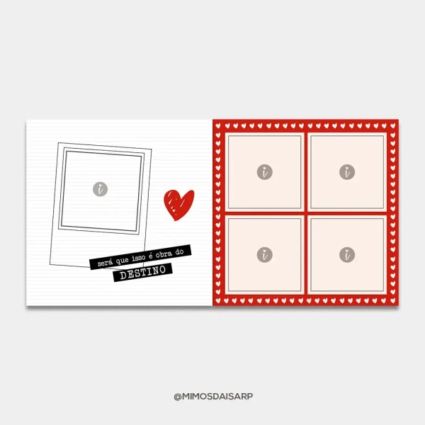 Álbum de Figurinhas - Eu sei que é AMOR | 15 Fotos - Image 2