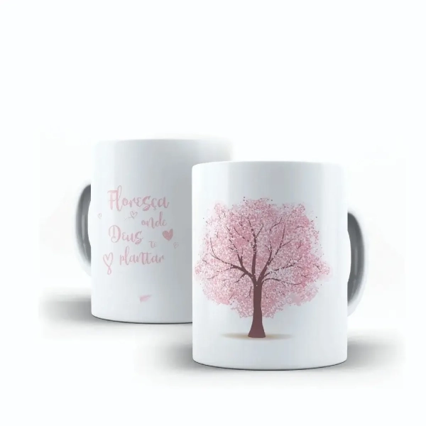 Caneca Floresça Onde Deus Te Plantar