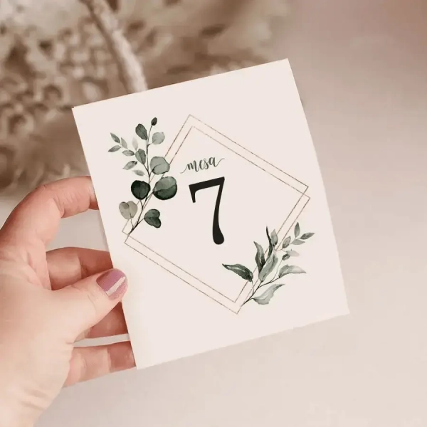 Numeração de mesa dobrado - Image 2