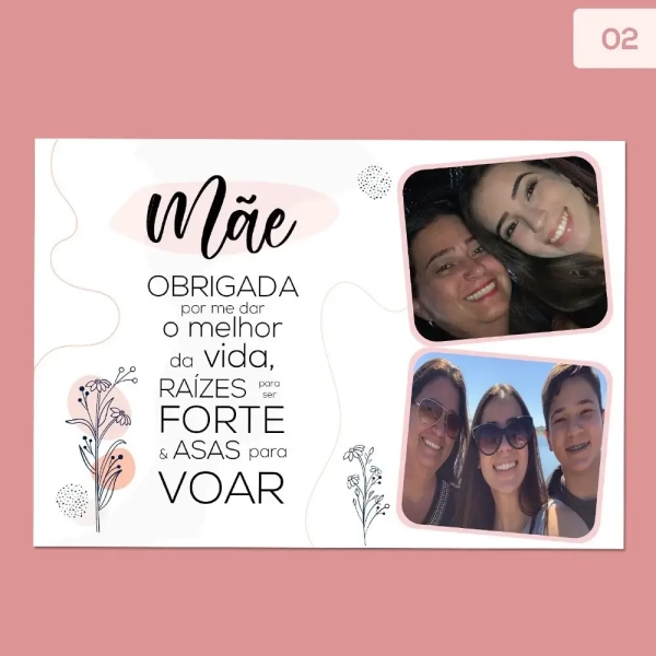 Imã de geladeira - Especial dia das Mães