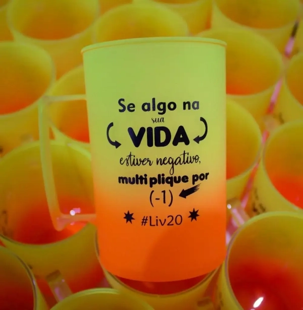 Caneca 450ml Degradê Personalizada