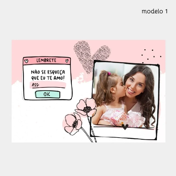 Imã de Geladeira Mãe Eu Te Amo - Image 3