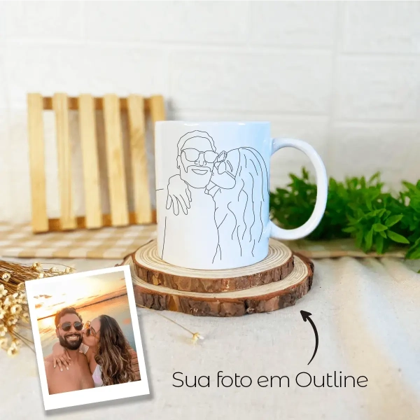 Caneca Ilustração Outline - Image 3