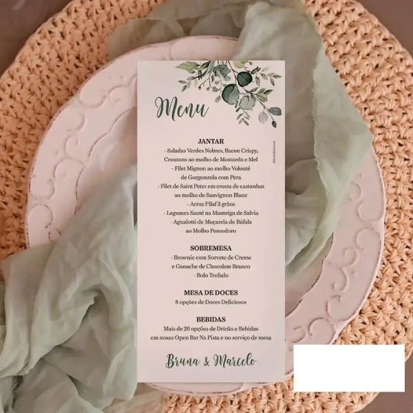 Menu 10x21cm - Image 2