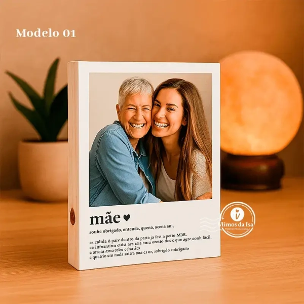 Polaroid de MDF - Edição Dia das Mães