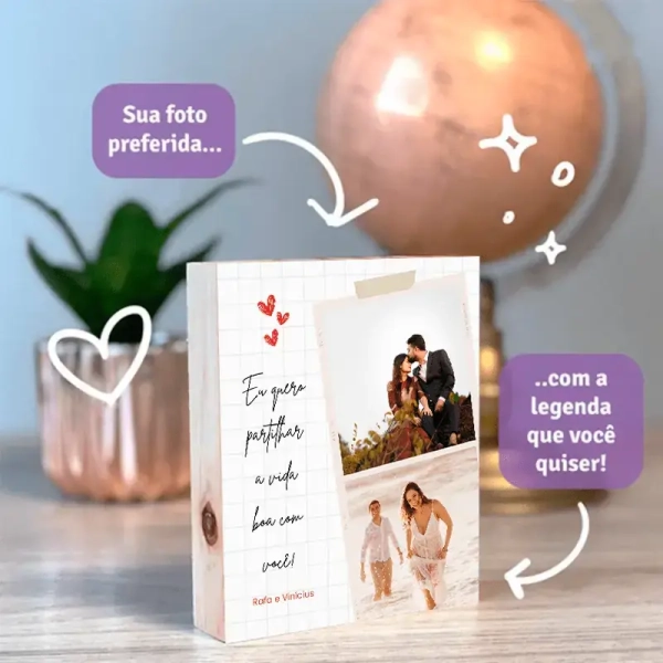 Polaroid de MDF - Edição Lovers - Image 2