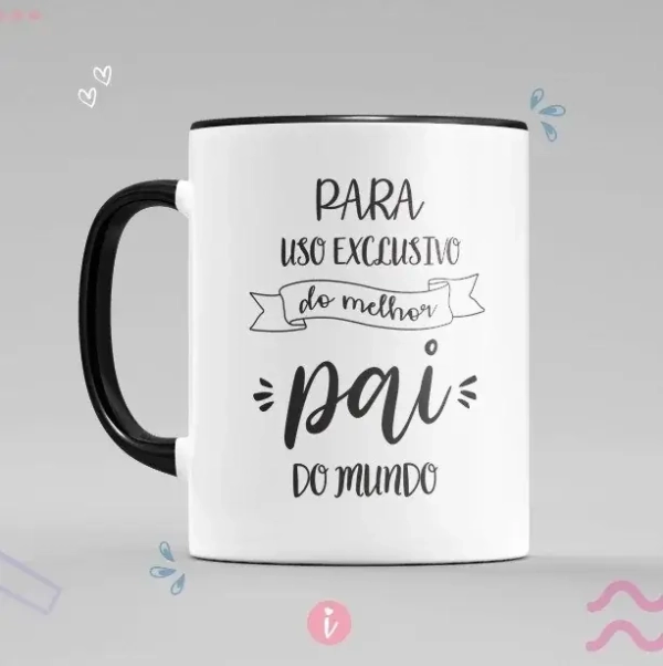 Caneca Para Uso Exclusivo do Melhor Pai do Mundo - Image 3