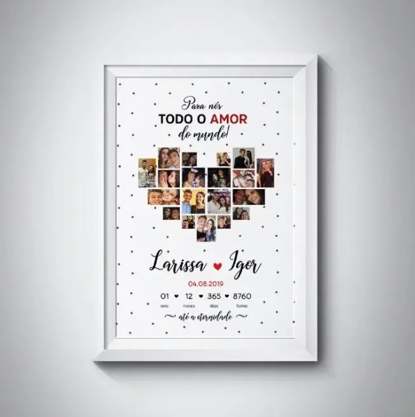 Quadro Para Nós Todo Amor do Mundo