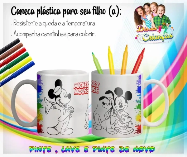 Caneca Lave e Pinte de Polímero - Para Crianças - Image 12