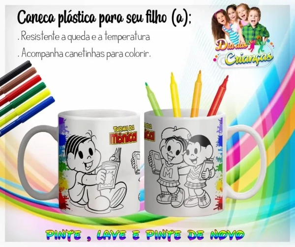 Caneca Lave e Pinte de Polímero - Para Crianças - Image 9