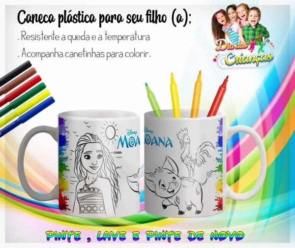 Caneca Lave e Pinte de Polímero - Para Crianças - Image 21
