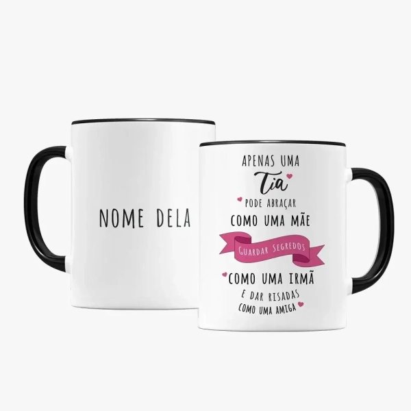 Caneca Apenas uma Tia pode abraçar como uma Mãe - Image 3