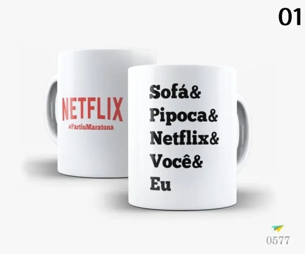 Caneca Netflix #PartiuMaratona - Image 4