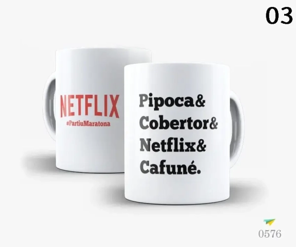 Caneca Netflix #PartiuMaratona - Image 2
