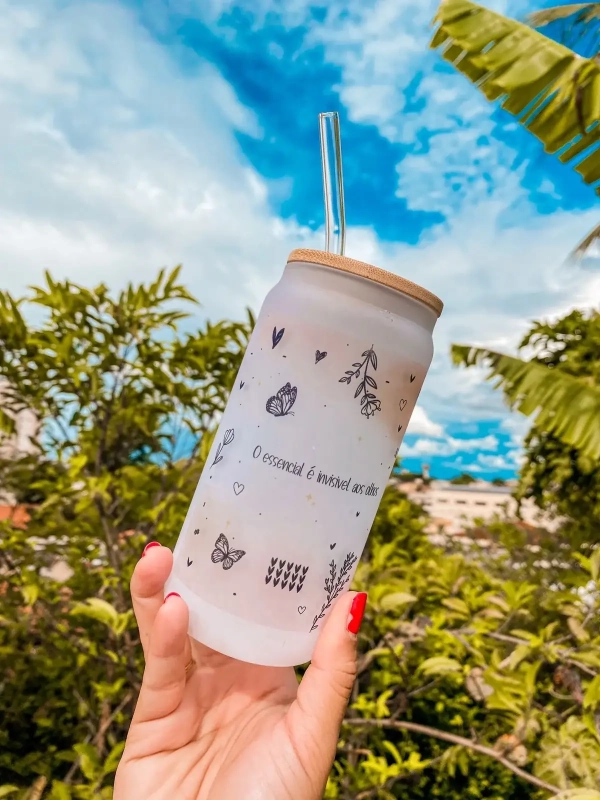 Copo Jateado Bambu Personalizado