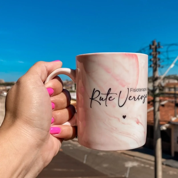 Caneca Marmorizada
