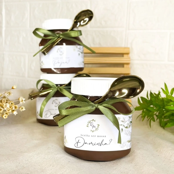 Nutella Personalizada Daminha e Pajem