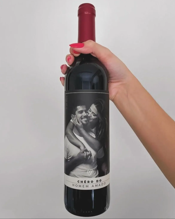 Vinho Romântico Personalizado