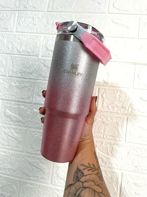 Garrafa Térmica Glitter Personalizada | 900ml - Image 3
