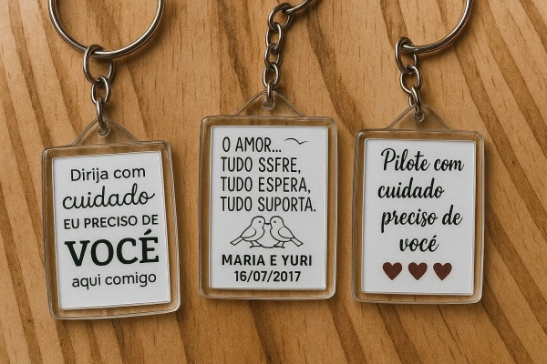 Chaveiro Acrílico Personalizado - Image 4