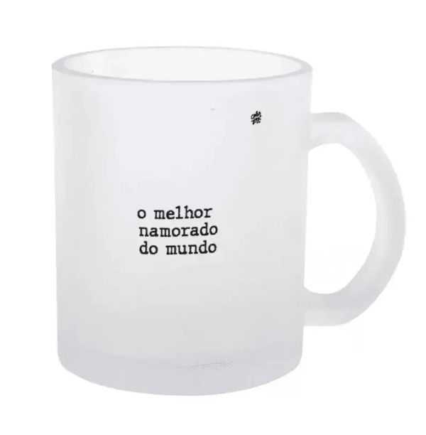 Caneca Qualidades + Frase | Vidro Jateado - Image 2